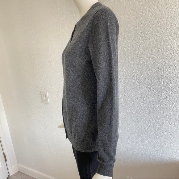 Gobi Cashmere Crew Neck Cardigan - Picture 13 of 14